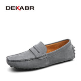 DEKABR Brand Spring Summer Hot Sell Moccasins Men Loafers High Quality Genuine Leather Shoes Men Flats Lightweight Driving Shoes