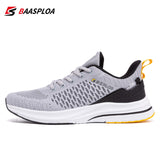 Baasploa 2021 New Men Knit Casual Walking Shoes  Breathable Trendy Sneakers Original Light Shock Absorption Male Tennis Shoe