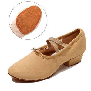 HROYL Girls Dance Shoes for Woman Ladies Practise Latin Dance Shoes Ballroom Modern Tango Jazz Dancing Shoes Dropshipping