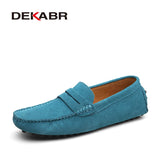 DEKABR Brand Spring Summer Hot Sell Moccasins Men Loafers High Quality Genuine Leather Shoes Men Flats Lightweight Driving Shoes