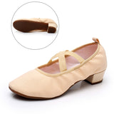 HROYL Girls Dance Shoes for Woman Ladies Practise Latin Dance Shoes Ballroom Modern Tango Jazz Dancing Shoes Dropshipping