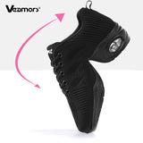 Women Dance Shoes Jazz Ballroom Dancing Comfortable Lady PU Soft Outsole Training Breathable Modern Tango Dance Sneakers