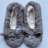 House Slipper Women Winter Non Skid Grip Indoor Fur Contton Warm Plush Fluffy Lazy Female Mouse Ears Home Fuzzy Flat Shoes 2023