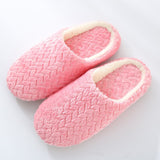 2023 Short Plush Slippers Mute Furry Slippers Non-slip Fur Flat Slippers Indoor Winter Warm Floor Slipper Soft Sole for Bedroom