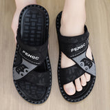 Sandals for Man Fashion Outdoor Korean  Leather Indoor House Platform Male Beach Shoes Casual Men Sandals New In Summer