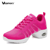 Women Dance Shoes Jazz Ballroom Dancing Comfortable Lady PU Soft Outsole Training Breathable Modern Tango Dance Sneakers