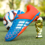 Soccer Shoes Society Kids Non-slip Football Boots Training TF/AG Futsal Shoes Boys Chuteira Campo Sports Turf Soccer Sneakers