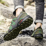 Outdoor Hiking Shoes Non-Slip Men Shoes Camping Platform Sneakers Men Casual Shoes Man Waterproof Lightweight Sapato Masculino