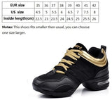 Dancing Shoes Sports Feature Modern Dance Jazz Shoes Soft Outsole Breath Dance Shoes Sneakers For Woman Practice Shoes