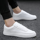 New casual shoes in spring 2023 Men's board shoes Fashion breathable small white shoes Men's sneakers Low top leather board