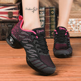 2020 Sneakers Dance Shoes For Women Flying Woven Mesh Comfortable Modern Jazz Dancing Shoes Girls Ladies Outdoor Sports Shoes