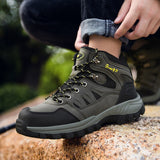 High Quality Outdoor Non-slip Hiking Shoes Men High Top Trekking Climbing Sneakers Male Tactical Hiking Camping Walking Boots