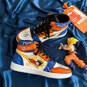 Hot Sale Couple Son-Goku Anime Shoes Designer Skate Sneakers Men Streetwear Hip Hop Anime Sneakers Man Cosplay Skateboard Shoes