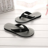 Summer Slippers Men Flip Flops Beach Sandals Non-Slip Casual Flat Shoes 2023 Slippers Indoor House Shoes For Men Outdoor Slides