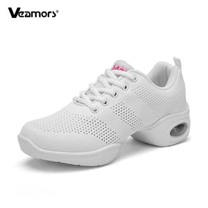 Jazz Dance Shoes For Women's Dance Sneakers Lightweight Breathable Woman Dancing Shoes