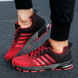 Men Running Shoes Breathable Outdoor Sports Shoes Lightweight Sneakers for Women Comfortable Athletic Training Sneakers