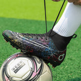 Football Shoes for Men Outdoor High-quality Breathable High-top Soccer Shoes Child Boy TF/FG  Free Shipping Football Sport Boots