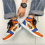 Hot Sale Couple Son-Goku Anime Shoes Designer Skate Sneakers Men Streetwear Hip Hop Anime Sneakers Man Cosplay Skateboard Shoes