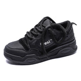 Design Flat Sneakers Men Running Sports Shoes Black Lace Up Man Women Vulcanize Shoes Chunky Sneakers chaussure homme