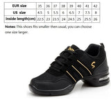 Dancing Shoes Sports Feature Modern Dance Jazz Shoes Soft Outsole Breath Dance Shoes Sneakers For Woman Practice Shoes