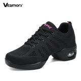 Women Dance Shoes Jazz Ballroom Dancing Comfortable Lady PU Soft Outsole Training Breathable Modern Tango Dance Sneakers