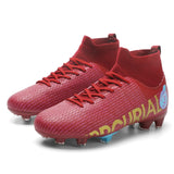 Original Soccer Shoes Men Sneakers Cleats Plus Size 31-48 Professional Football Boots Children Kid Futsal Football Shoes for Boy