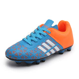 Soccer Shoes Society Kids Non-slip Football Boots Training TF/AG Futsal Shoes Boys Chuteira Campo Sports Turf Soccer Sneakers