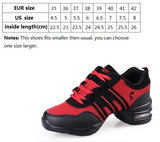 Dancing Shoes Sports Feature Modern Dance Jazz Shoes Soft Outsole Breath Dance Shoes Sneakers For Woman Practice Shoes