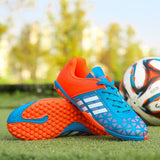 Soccer Shoes Society Kids Non-slip Football Boots Training TF/AG Futsal Shoes Boys Chuteira Campo Sports Turf Soccer Sneakers