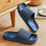 Thick Platform Bathroom Home Slippers Women 2023 Summer Fashion Soft Sole Eva Indoor Slides Woman Sandals Non-Slip Flip Flops