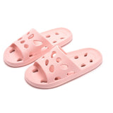 Ladies Summer House Indoor Slippers Women Anti-Slip Bathroom Slippers Eva Soft Sole Sandals Leaky Beach Slippers Flip Flops