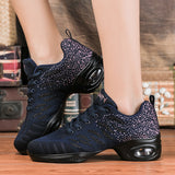 2020 Sneakers Dance Shoes For Women Flying Woven Mesh Comfortable Modern Jazz Dancing Shoes Girls Ladies Outdoor Sports Shoes