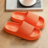 Thick Platform Bathroom Home Slippers Women 2023 Summer Fashion Soft Sole Eva Indoor Slides Woman Sandals Non-Slip Flip Flops