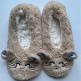 House Slipper Women Winter Non Skid Grip Indoor Fur Contton Warm Plush Fluffy Lazy Female Mouse Ears Home Fuzzy Flat Shoes 2023