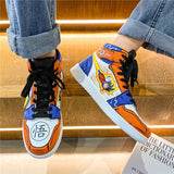 Hot Sale Couple Son-Goku Anime Shoes Designer Skate Sneakers Men Streetwear Hip Hop Anime Sneakers Man Cosplay Skateboard Shoes