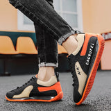 Men's Casual Thick Soled Sneakers Breathable Shoes New Autumn Men Slip on Antiskid Walking Flats Shoes Fashion Vulcanized Shoes