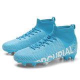 Original Soccer Shoes Men Sneakers Cleats Plus Size 31-48 Professional Football Boots Children Kid Futsal Football Shoes for Boy