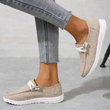 Summer Fashion Women Vulcanize Shoes Ladies Casual Flats Convenient Slip On Loafers Comfortable Outdoor Sports Sneakers