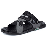 Sandals for Man Fashion Outdoor Korean  Leather Indoor House Platform Male Beach Shoes Casual Men Sandals New In Summer