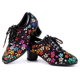 Women Shoes For Dance Shoes Girls Ladies Samba Ballroom Modern Tango Dancing Shoes 5CM Heels Square Dance Salsa Training Shoes