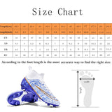 Professional High Top Anti-Skid Wear-Resistant Training Shoe FG/TF Men's Soccer Shoes Children's Football Boots Outdoor Sneakers