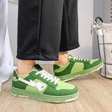 2023 Hot Fashion Green Skateboard Shoes Men Streetwear Hip Hop Sneakers for Men Designer Platform Men's Sneaker zapatos hombre