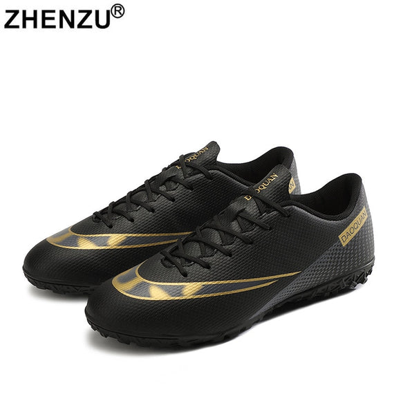 ZHENZU Size 32-47 Football Boots Kids Boys Soccer Shoes Outdoor  AG/TF Ultralight Soccer Cleats Sneakers