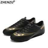 ZHENZU Size 32-47 Football Boots Kids Boys Soccer Shoes Outdoor  AG/TF Ultralight Soccer Cleats Sneakers