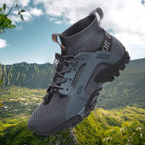 Men Slip On Upstream Shoes Soft Rubber Surfing Swimming Shoes Nonslip Breathable Elastic Shoelace Comfortable for Hiking Cycling