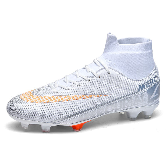 Men Soccer Shoes TF/FG High/Low Ankle Football Boots Male Outdoor Non-slip Grass Multicolor Training Plus Size 45 Match Sneakers