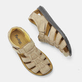 Leather Men Sandals Casual Beach Comfortable Sandals Summer Shoes 2022 #S206-5