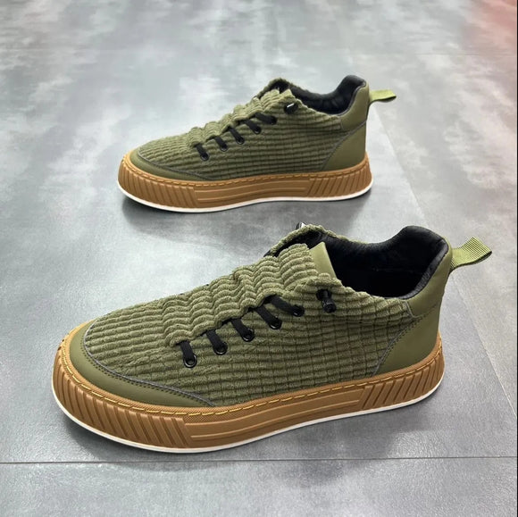 2023 New Fashion Platform Sneakers for Men Casual  High-top Shoes Male  Flat Non-slip Sport Running Shoes Man Spring Sneakers